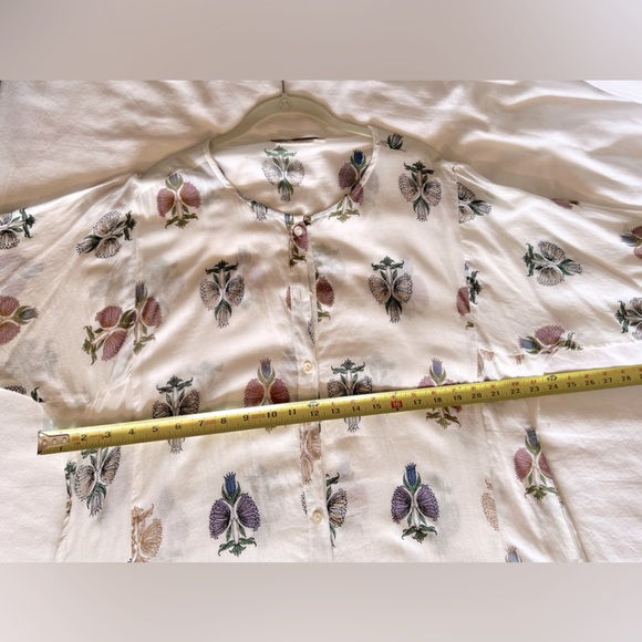 Roller Rabbit Klokke Flower Anu long kurta/caftan/dress. Size XL. - Picture 6 of 8